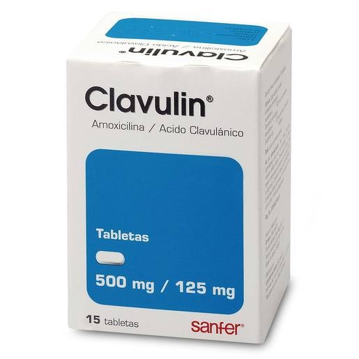 Clavulin 500 mg 15 Tabs