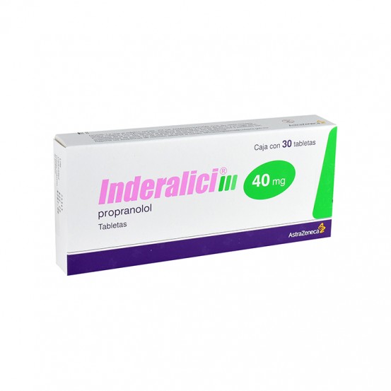 Inderal Inderalici Propranolol hydrochloride 40 mg 30 Tabs