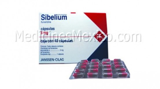 Sibelium  Flunarizine 5 mg 40 Caps