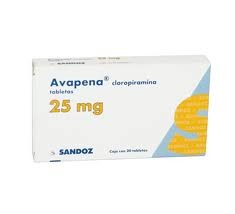 Avapena Clhoropyramine 25 mg 40 tabs