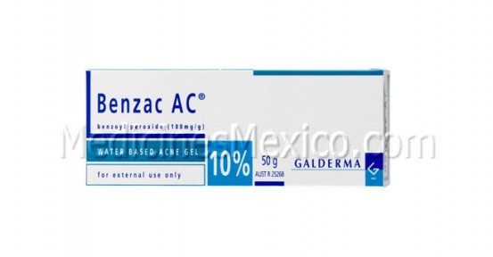 Benzac AC Benzoyl Peroxide Gel 10% 60 g Limit of 3 tubes