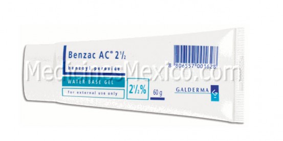 Benzac Benzoyl Peroxide Gel 2.5 % 60 g Limit of 3 tubes
