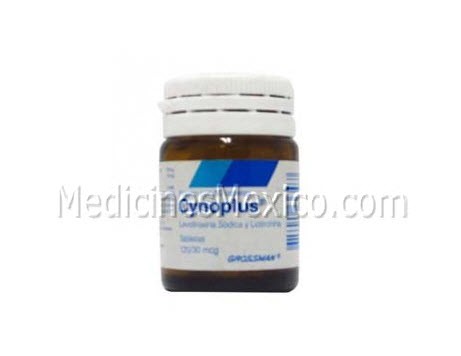 Cynoplus Levothyroxine sodium  Liothyronine 120/ 30 mcg 50 tabs