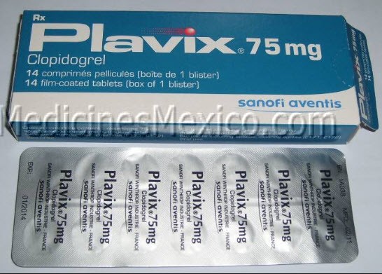 Plavix Clopidogrel 75 mg 28 tabs