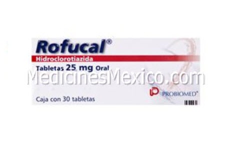 Rofucal Hydrochlorothiazide 25 mg 30 Tabs