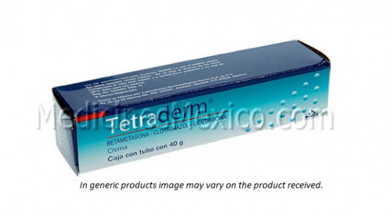 Tetraderm Betamethasone Clotrimazole Gentami Cream Generic 40 g