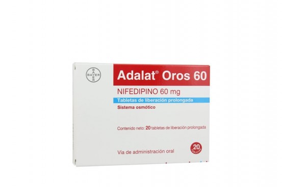 Adalat Oros Nifedipine 60 mg 30 Tabs