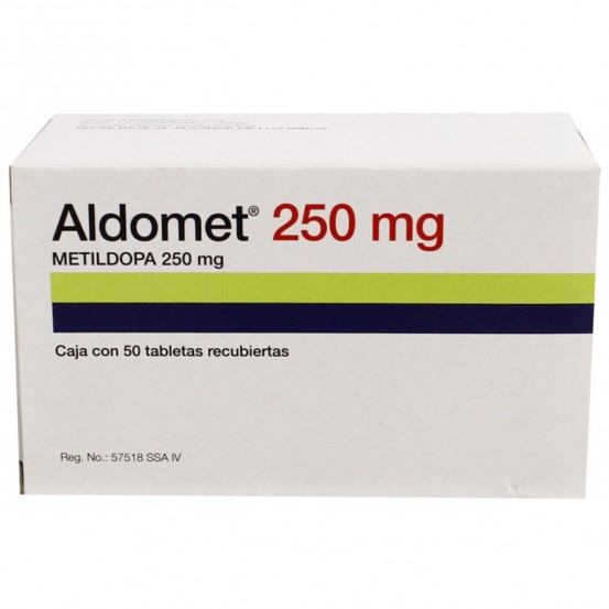 Aldomet Methyldopa 250 mg 50 Tabs