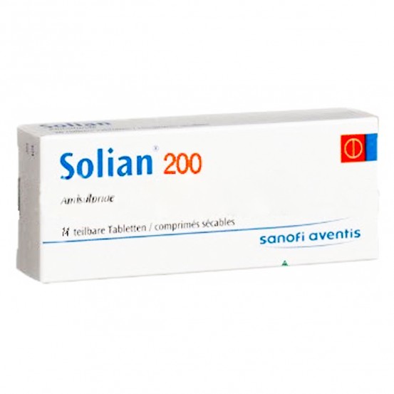 Amisulpride Solian  200 mg 14 Tabs