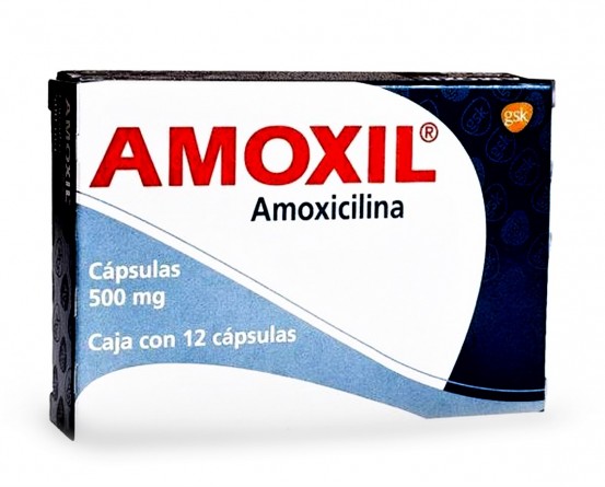 Amoxil Amoxicillin 500 mg 12 Caps