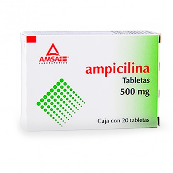 Ampicillin Generic 500 mg 20 Caps