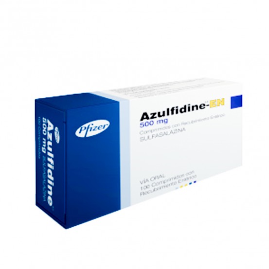 Azulfidine Sulfasalazine 500 mg 60 Tabs