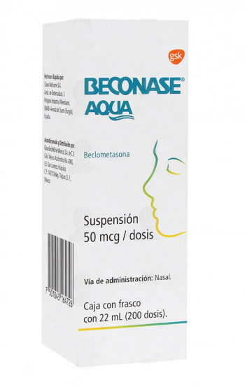Beconase Aqua Beclometasone 200D Only USA & 2 limit