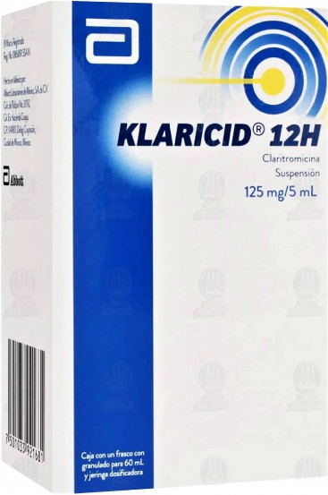 Biaxin Klaricid clarithromycin Susp 125 mg 60ml