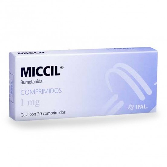 Bumex Miccil Bumetanide 1 mg 20 Tabs