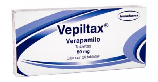 Calan Covera Verapamilo Generic 80 mg 20 Tabs