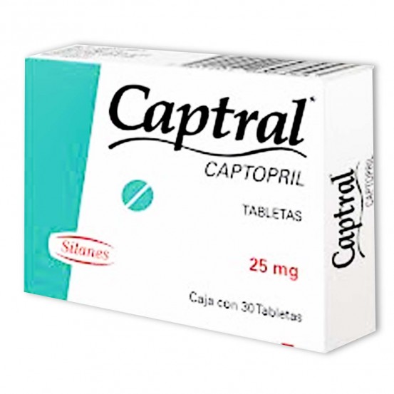 Capoten Capotena Captopril 25 mg 30 Tabs
