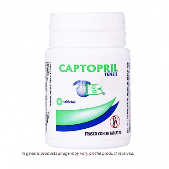 Capoten Capotena captopril Generic 25 mg 30 Tabs.