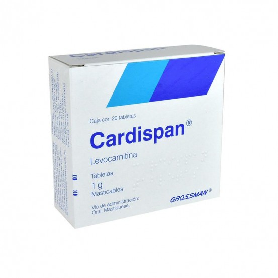 Cardispan 1gr 20 Tabs Cardispan levocarnitine