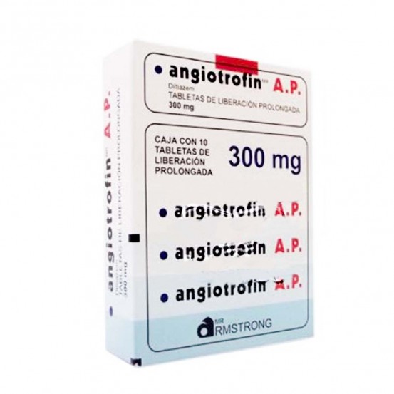 Cardizem Angiotrofin AP Diltiazem hydrochloride 300 mg 10 tabs