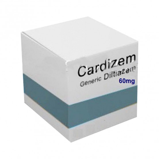 Cardizem Angiotrofin Diltiazem hydrochloride 60 mg 60 tabs