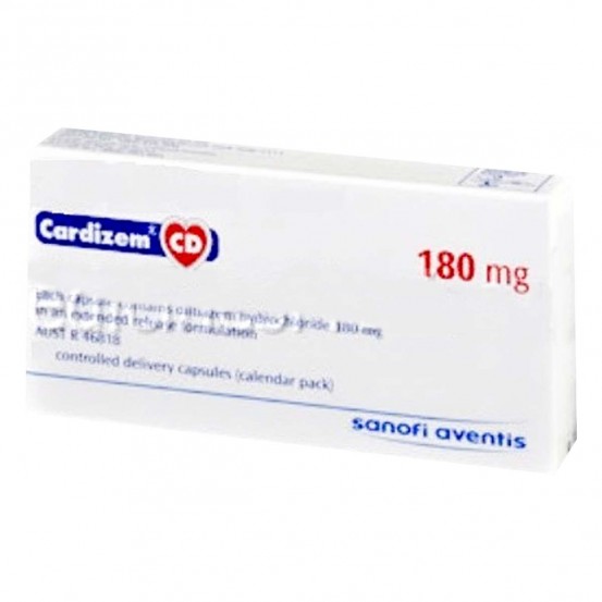 Cardizem Angiotrofin RTD Diltiazem hydrochloride 180 mg 30 tabs