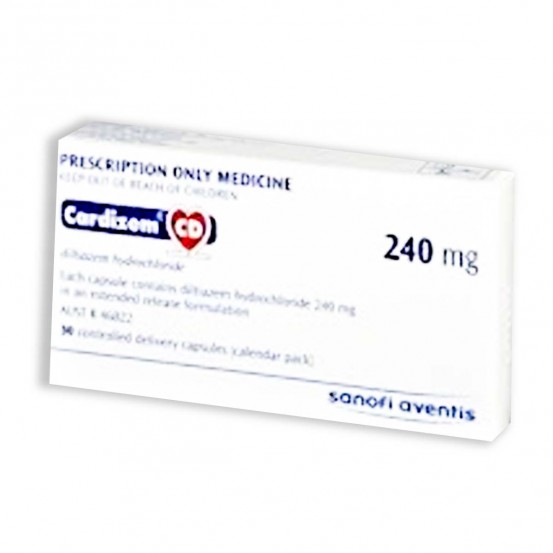 Cardizem XR Angiotrofin RTD Diltiazem 240 mg 30 tabs