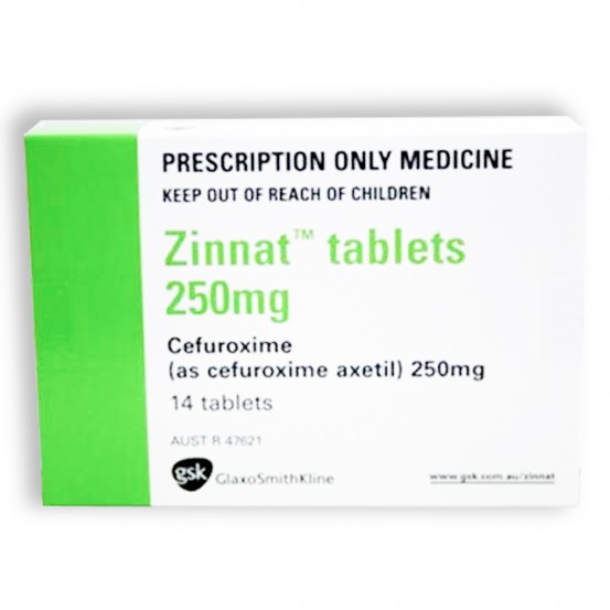 Ceftin Zinnat Cefuroxime axetil 250 mg 14 tabs