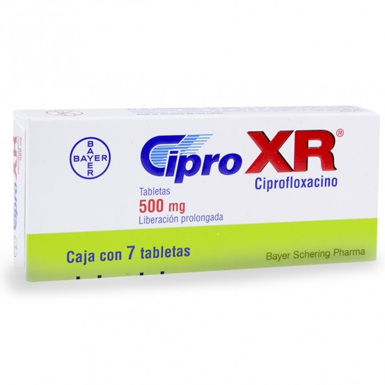 Cipro XR 500 mg 7 Tabs