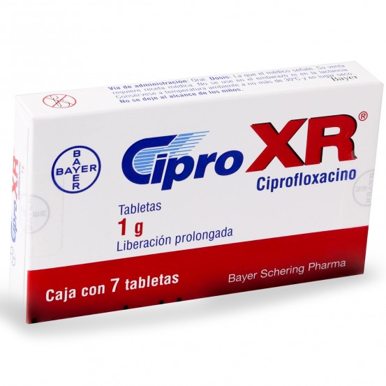 Cipro XR ciprofloxacin 1 g 7 tabs