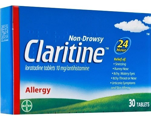 Claritin Clarityne Loratadine 10 mg 30 Tabs
