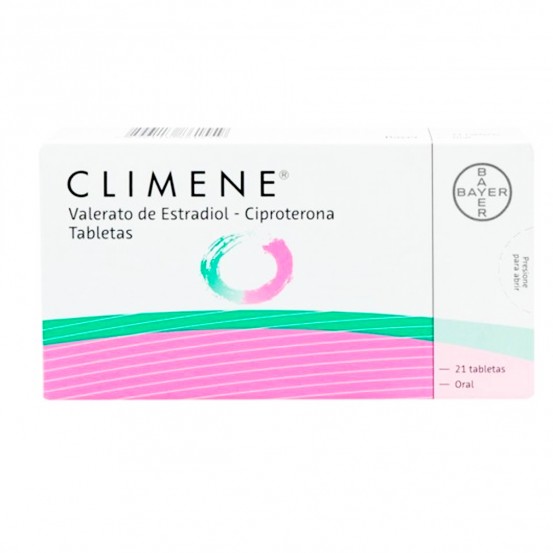 Climen Climene Estradio Cyproterone  2/1 mg 21 Tabs