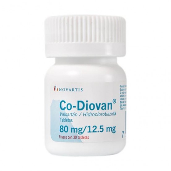 Co Diovan valsartan hidrochlorothiazide 80 mg/12.5 mg 30 Tabs