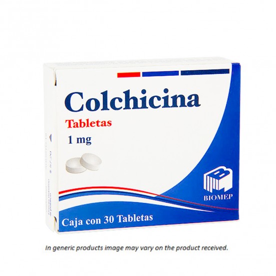 Colchicine Generic 1 mg 30 Tabs