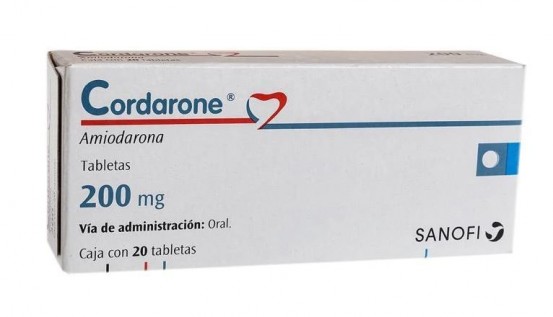 Cordarone Amiodarone generic 200 mg 20 tabs.