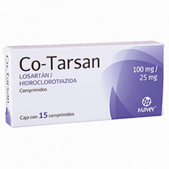 Hyzaar Losartan/Hidrochlorothiazide Generic 100/25 mg 30 tabs
