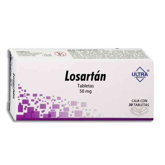 Cozaar Losartan Generic 50 mg 30 Tabs