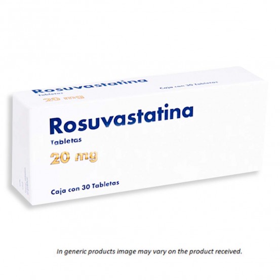 Crestor Rosuvastatin Generic 20 mg 30 tabs