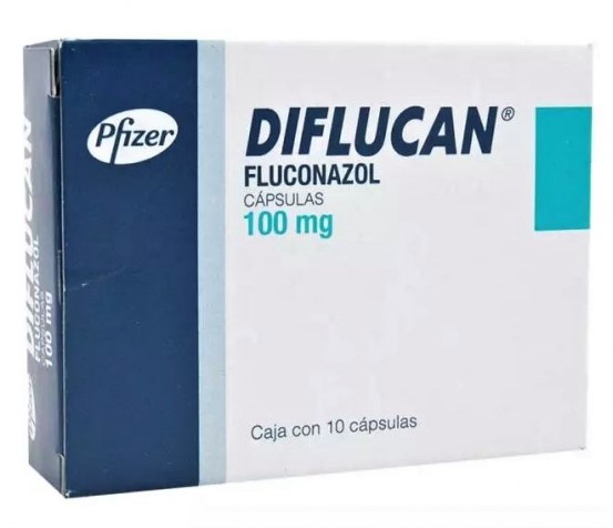 Diflucan Fluconazole 100 mg 10 Caps