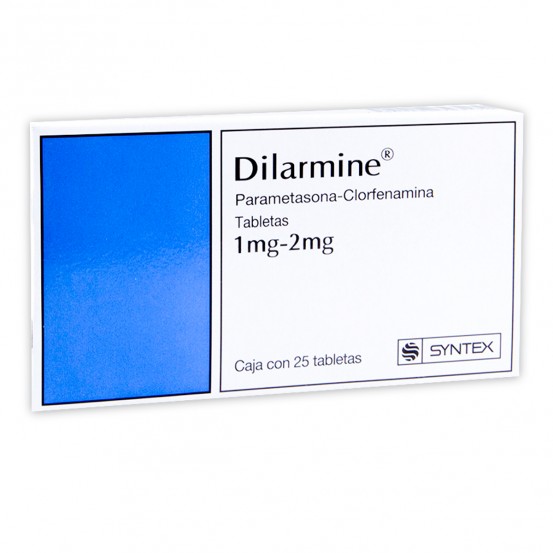 Dilarmine Paramethasone  Chlorpheniramine 1 mg 25 Tabs