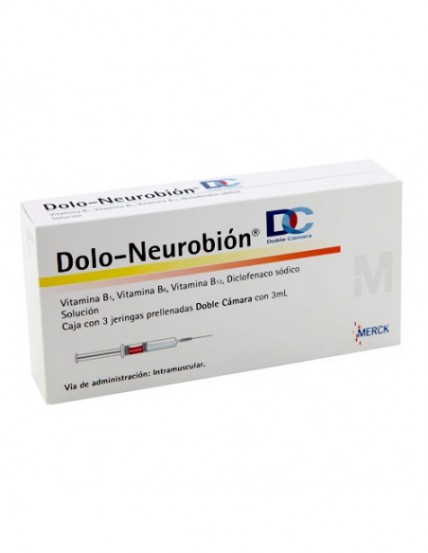 Dolo Neurobion DC Inyectable 3 vials 3 ml