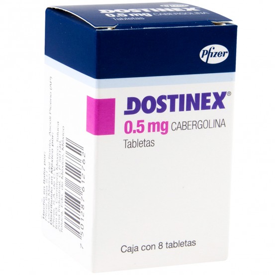 Dostinex cabergoline 0.5 mg 8 Tabs