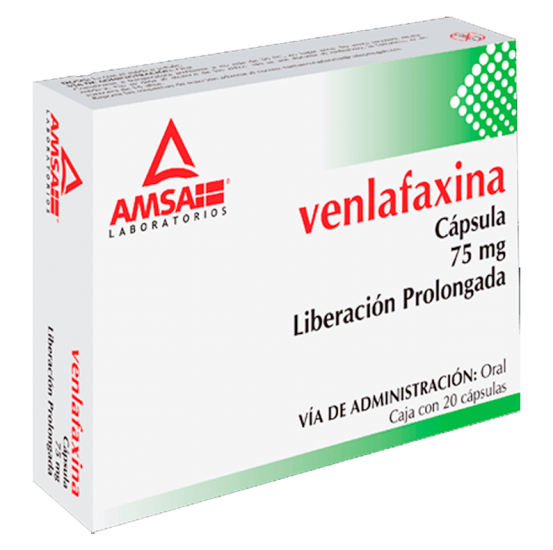 Effexor XR Venlafaxina generic 75 mg 20 tabs