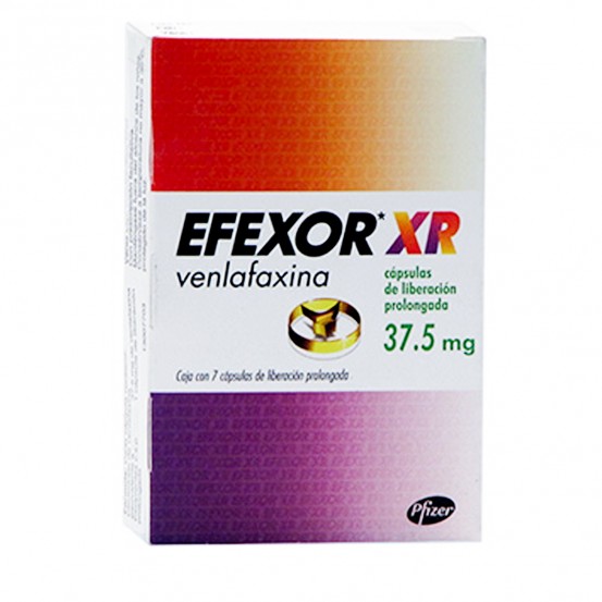 Effexor XR Venlafaxine 37.5 mg 20 Caps