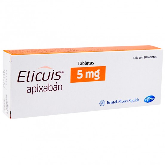 Eliquis Apixaban 5 mg 20 tabs