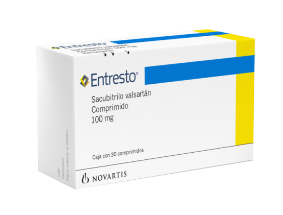 Entresto Sacubitrilo Valsatàn 100 mg 30 comprimidos