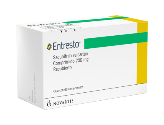 Entresto Sacubitrilo Valsatàn 200 mg 60 comprimidos