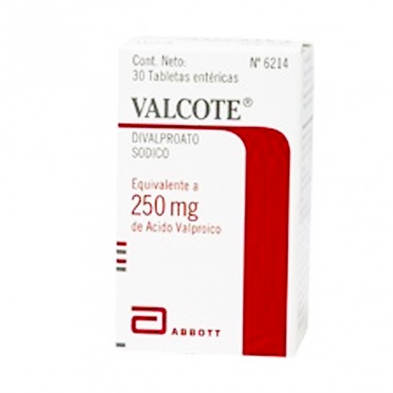Epival Valproic Acid 250 mg 30 Tabs
