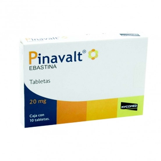 Evastel Pinavalt Ebastine 20 mg 10 Tabs
