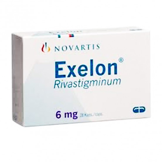 Exelon Rivastigmine tartrate 6.0 mg 28 Caps